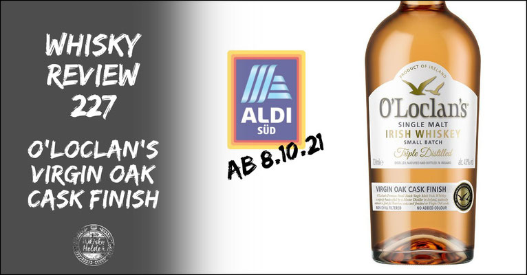 Whisky Test O'Loclan's Irish Whiskey Virgin Oak Aldi Süd