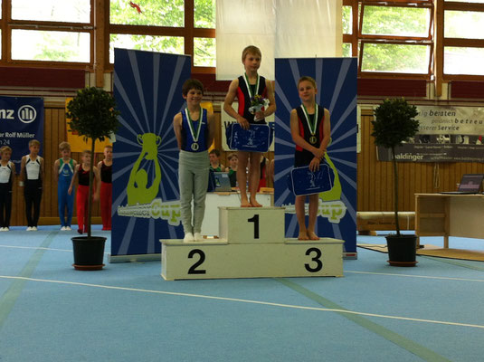 2.Platz am Kunsturnen Jugendcup in Schaffhausen 2012