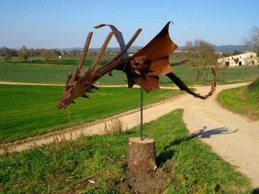 "SMAUG" - Oak & Iron (180x100x320 cm)