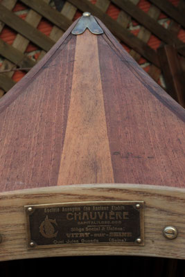 identification canoë Chauvière (Héritage Canoë Bois)