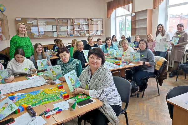 Verteilung in Schulen in der Ukraine