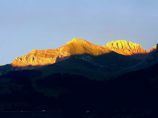 Abendstimmung Ausblick Wohnung