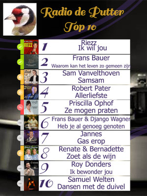 week 43 door stemmen van de luisteraars op de 1e plek 