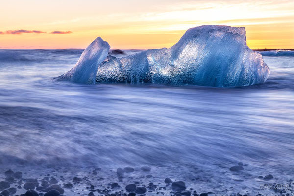 Eiswürfelstrand