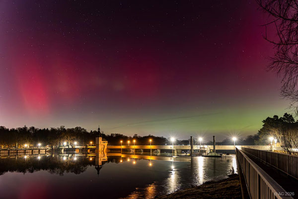 Nordlicht vor der Haustüre