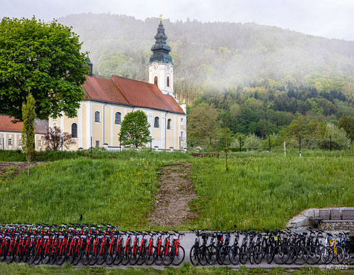 Die erste Radetappe startet in Engelhartszell bis Brandstatt, ca. 35km