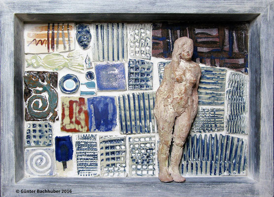 SCHRÄGLAGE - 2016 - Keramik - 24,5 x 33,5 cm