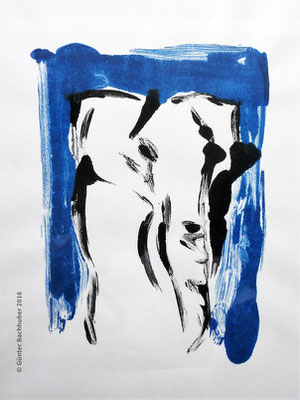 ELEFANT - 2005 - Monotypie - 30 x 42 cm