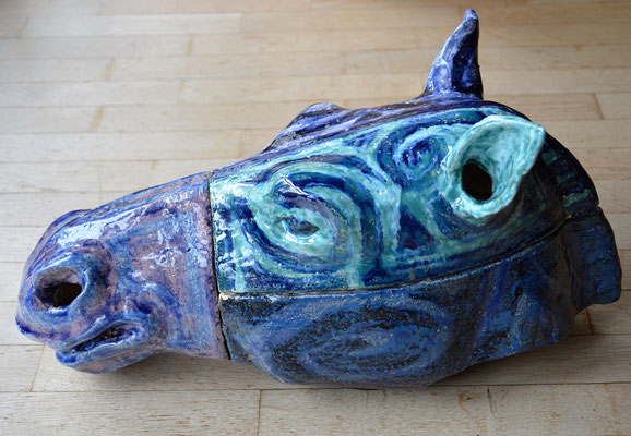 PFERDEKOPF – 2013 - Keramik – 24 x 45 cm