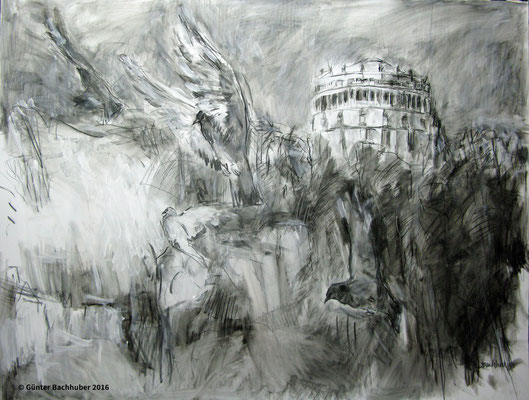 NOVEMBER – 2012 - Fettstift, Graphit – 70 x 100 cm