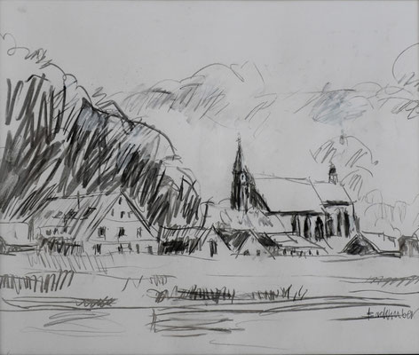FISCHERDÖRFL - Kohle auf Papier