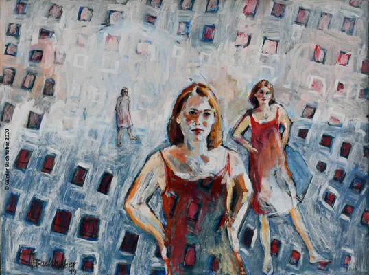 DISTANZ - 2019 - Acryl auf Hartfaser - 60 x 80 cm