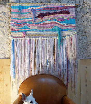 Tissage mural - Wall hanging weaving - Alchimagic