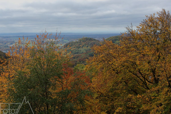 Siebengebirge im Herbst.