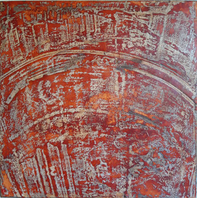40x40x3,5cm auf Holz, 2022
