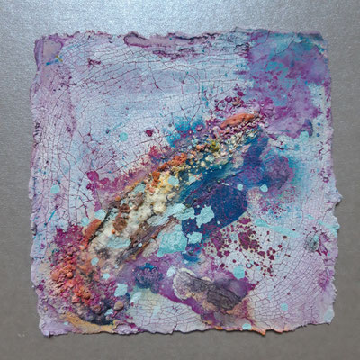 Serie 3 - Short stories (4) auf Bütten 10x10cm, 2021