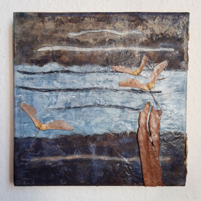 Protected, 25x25x3,5cm, Holz, 2020