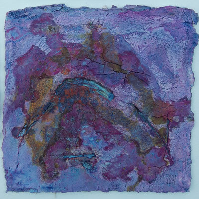 Serie 3, short stories (4) auf Bütten, 10x10cm, 2021