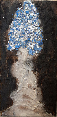 Mosaik nach Palau Güell, 340*20*3,5 Holz, 2019