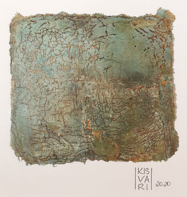 ca. 19x21cm (Rahmen 30x30cm) (verk.)