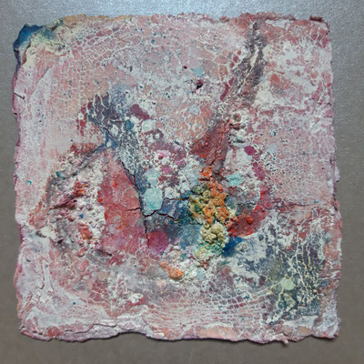 Serie 3 -Short stories (4) auf Bütten 10x10cm, 2021
