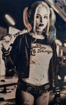 Harley Quinn - 2020 - cm. 100x150 - olio su tela