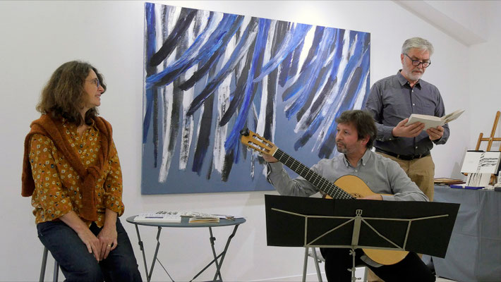 Concert lecture poésie avec Thierry Lèbre et François Escoffier