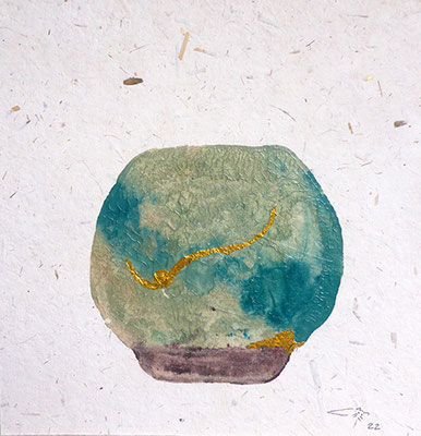 6e monotype d'argile et pigments 