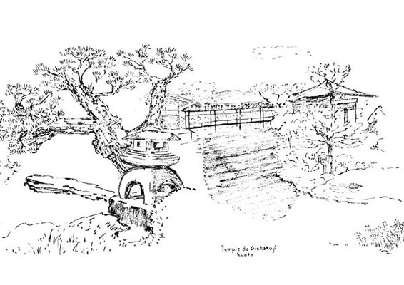  jardins du château Nijo et du temple Ginkaku à Kyoto