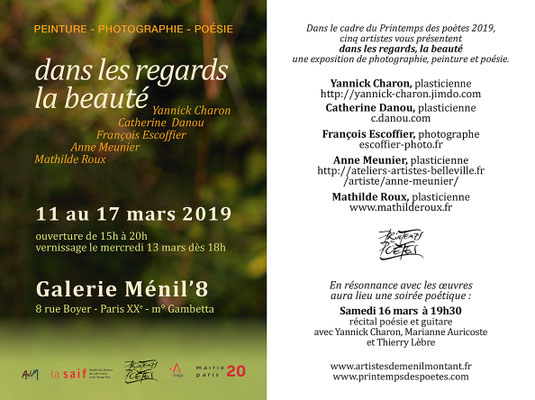 Dans les regards la beauté- flyer