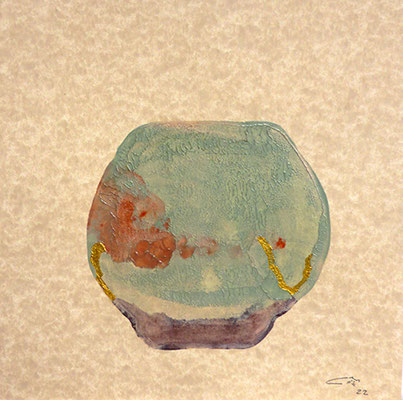 5e monotype d'argile et pigments 