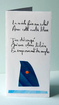 Jazz - 1ère page - collage de papiers gouachés