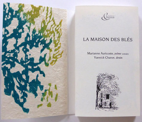 La maison des blés - page de titre