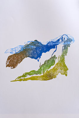 Crête 5 - 50x70 cm