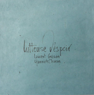 Lutteuse d'espoir - livre d'artiste -couverture