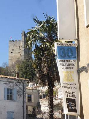 Entrée de la galerie Espace Liberté à Crest