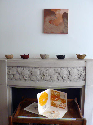 peinture,coupes et livre d'artiste de Yannick Charon