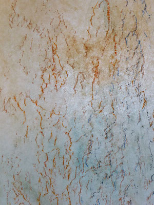 Lignes d'arbre - platane détail -  2018 - pigments et pastels sur non-tissé - format 40 x 120 cm