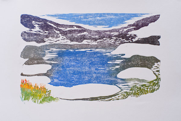 Névés 4 - 50x70cm