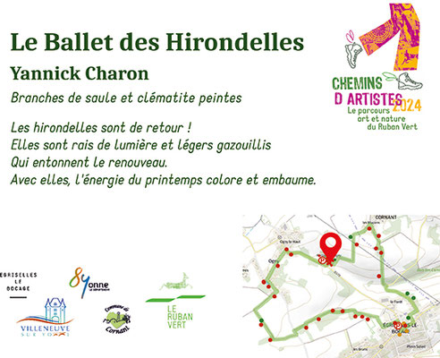 cartel de chemin d'artiste 2024