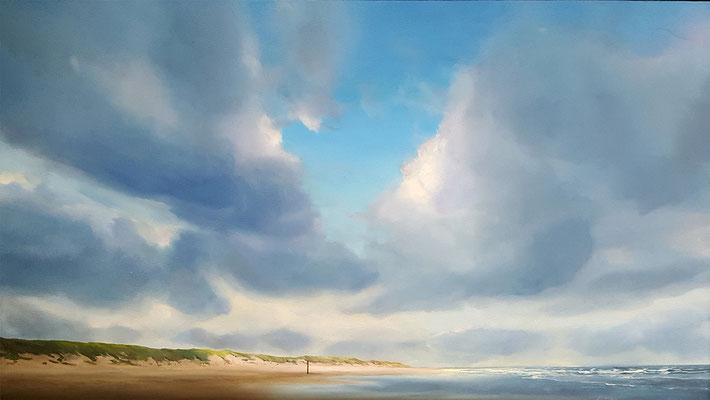 TEXEL - oil on panel 60 x 120 cm AVAILABLE at galerie Artfusion Amsterdam 