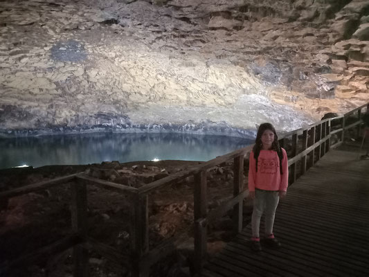 Lac souterrain au Forna do Enxofre.