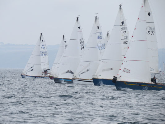 Départ au National Muscadet à Camaret