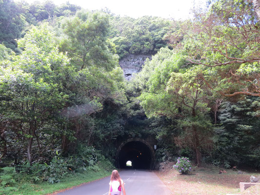 Tunnel d'accès à la Caldera.