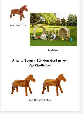 Anschaffungen im Kita-Jahr 2024/25