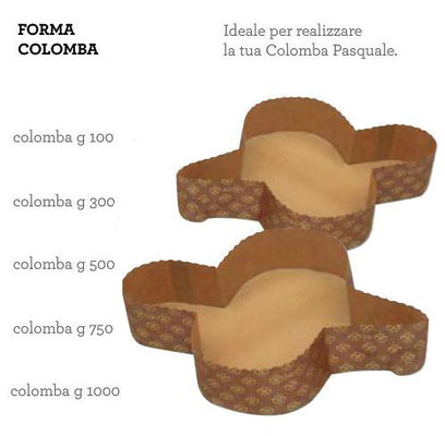 forma da cottura colomba 