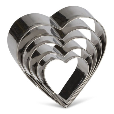 taglia pasta a forma di cuore 
