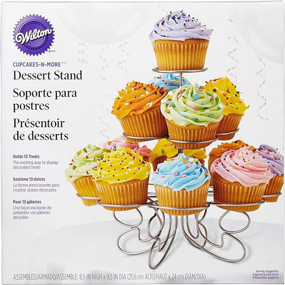 WILTON ALZATA per cupcake in metallo confezione 