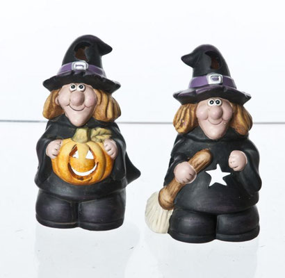 STREGA con CAPPELLO TEA LIGHT 16CM € 6,00