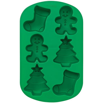 stampo in silicone  elementi natalizi 